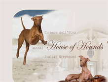 Tablet Screenshot of houseofhounds.ru